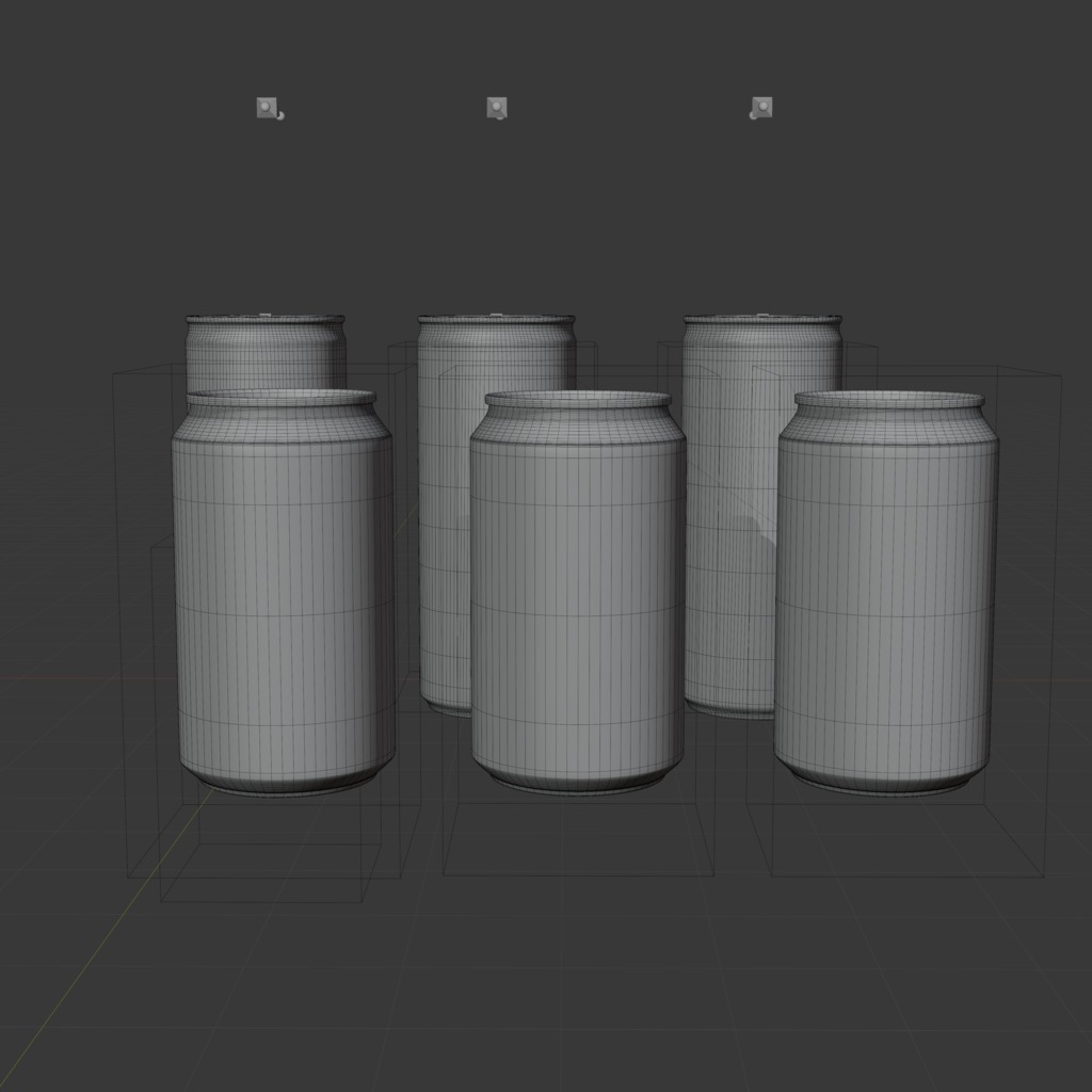 Realistic Beverage Can Collection  Low-poly 3D model_12