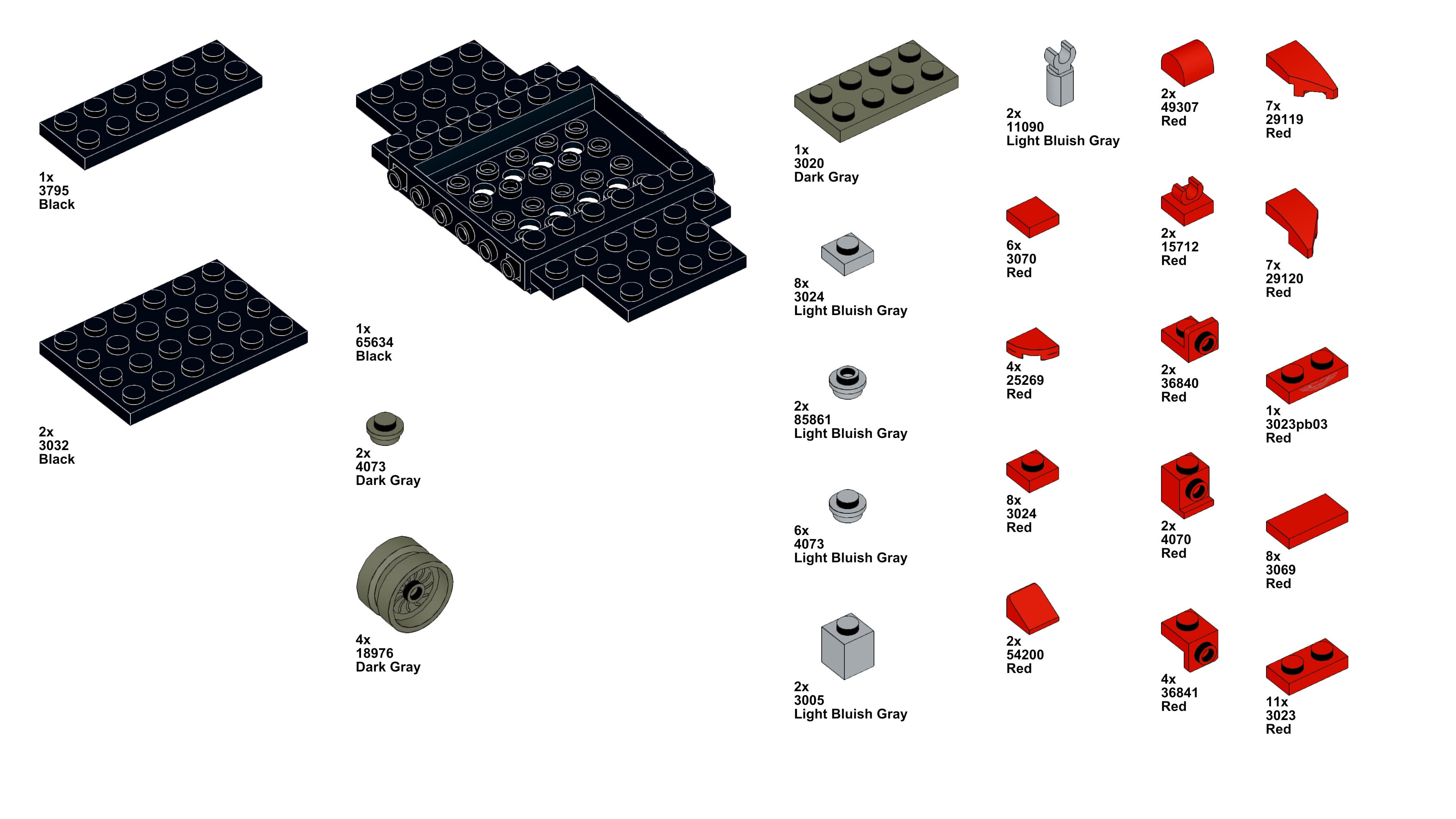 TwindBricks3D - Ferrari 458 3D print model_2
