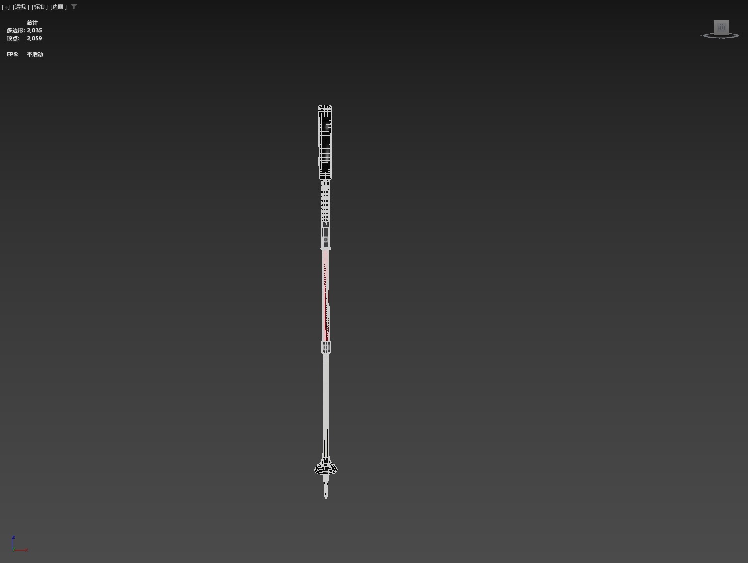 Male Skier Rigged Low-poly 3D model_39