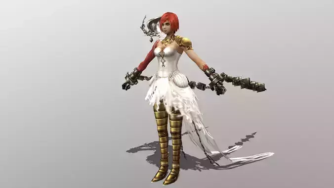 Bleaching Sinners Low-poly 3D model