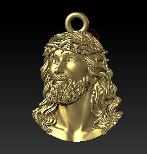 jesus pendent 3D model