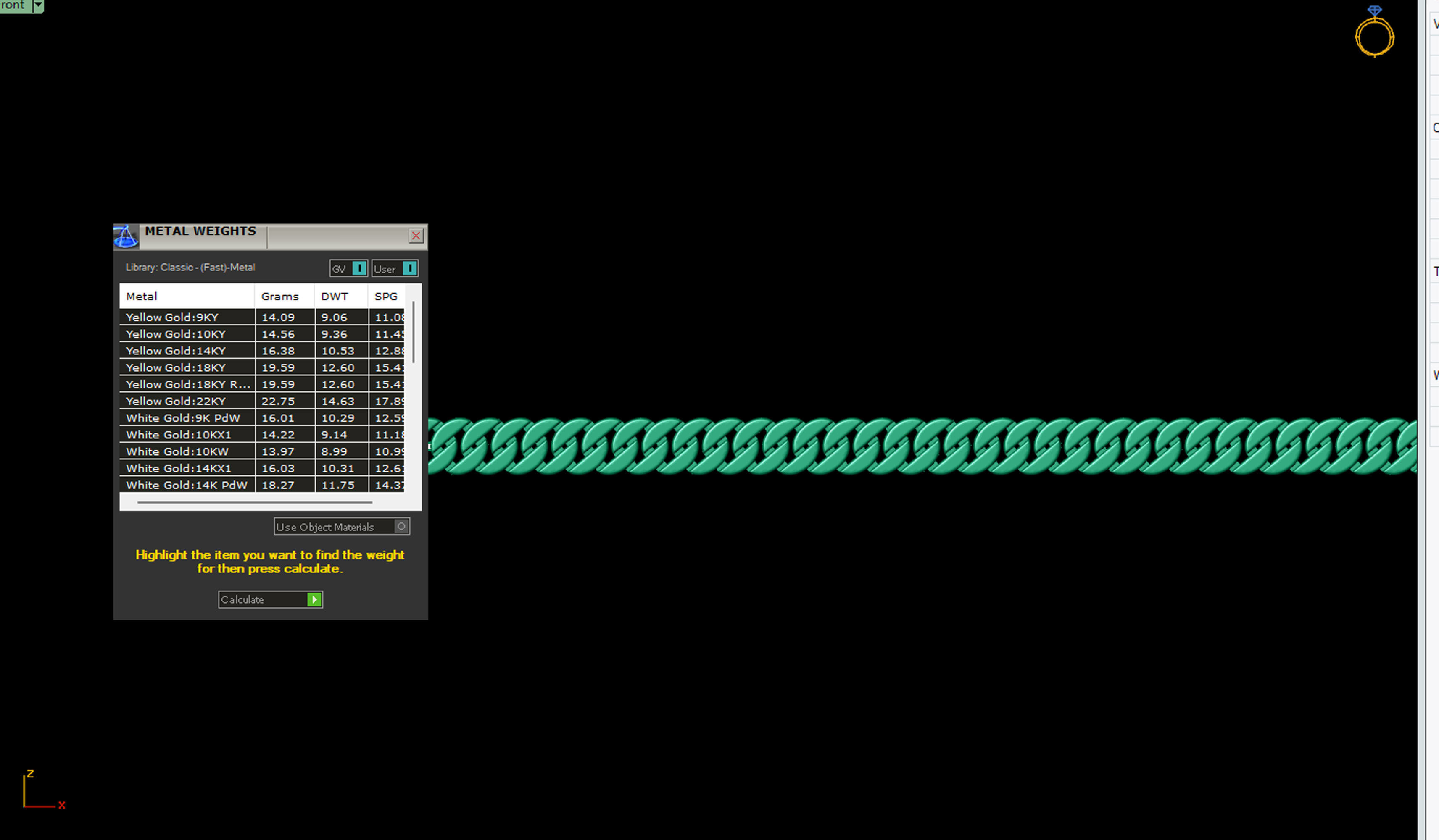 6mm SPIRAL 3D CUBAN BRACELET OR CHAIN OR NECKLACE 3D print model_2