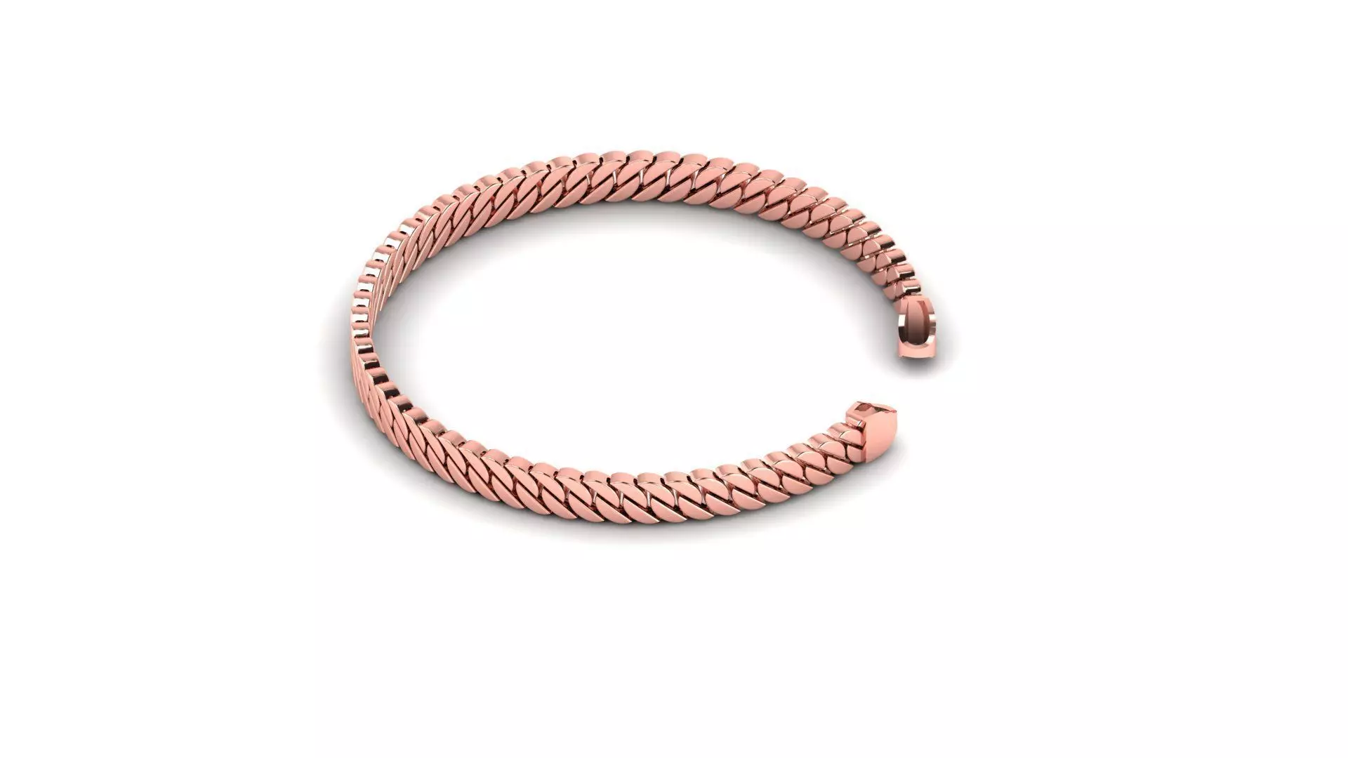 6mm SPIRAL 3D CUBAN BRACELET OR CHAIN OR NECKLACE 3D print model_0