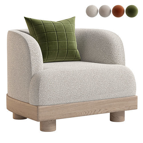 NOMAD ARMCHAIR By EMMANUELLE SIMON 3D model