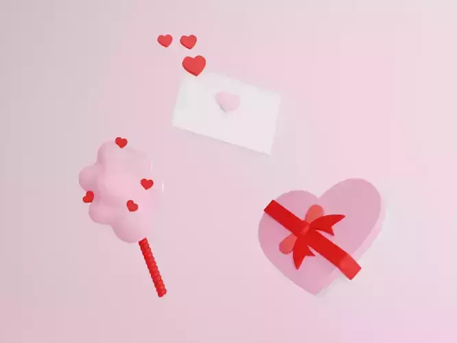 Valentine 3D Icon