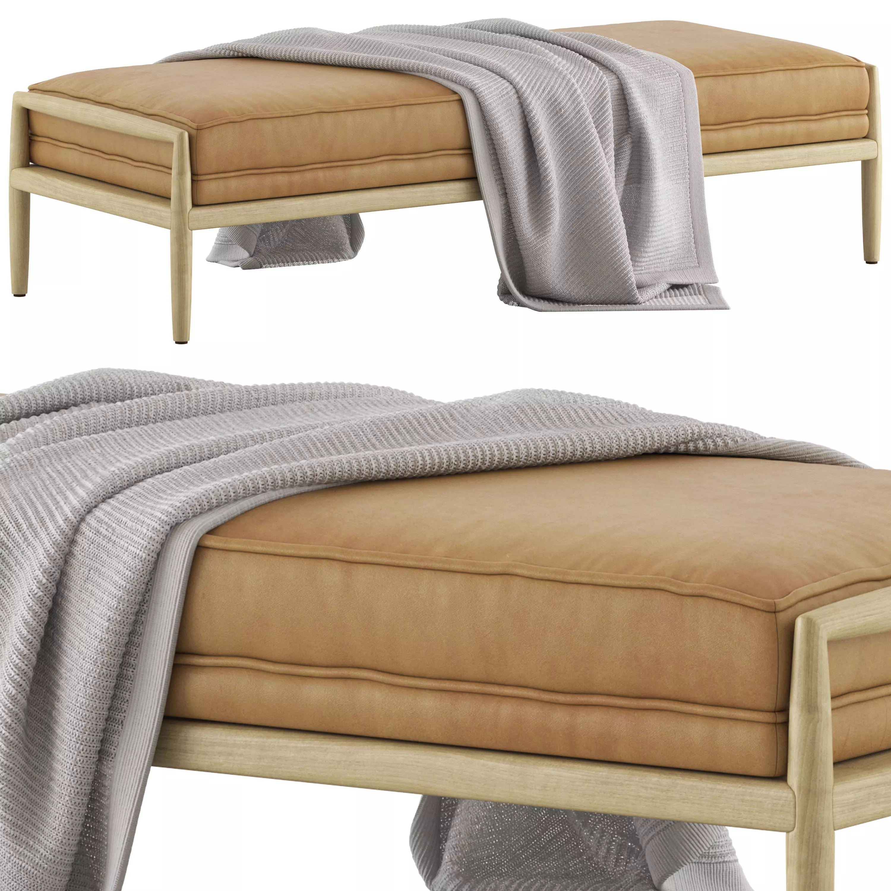 Globewest Humphrey Bench Seat 3D model_0