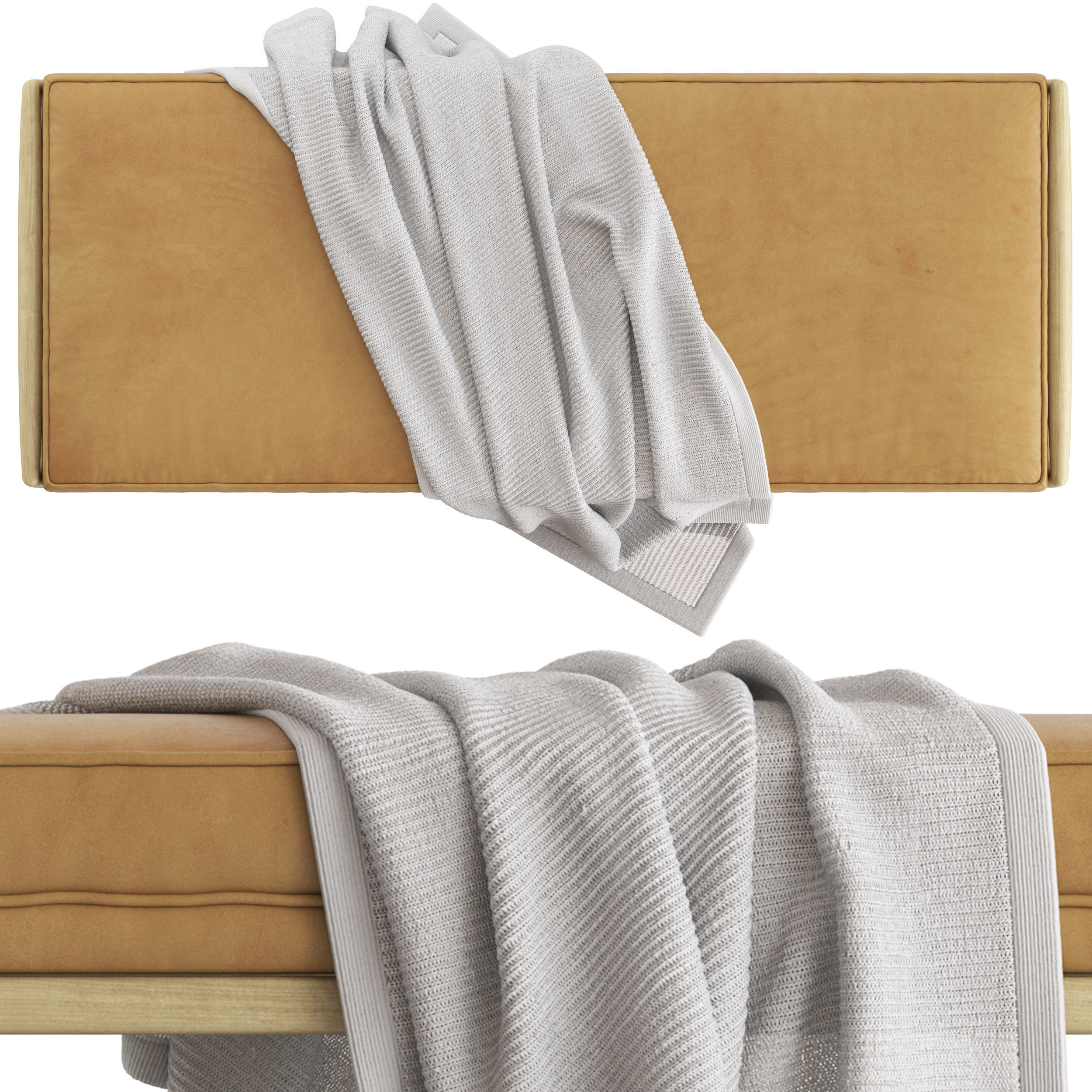 Globewest Humphrey Bench Seat 3D model_2