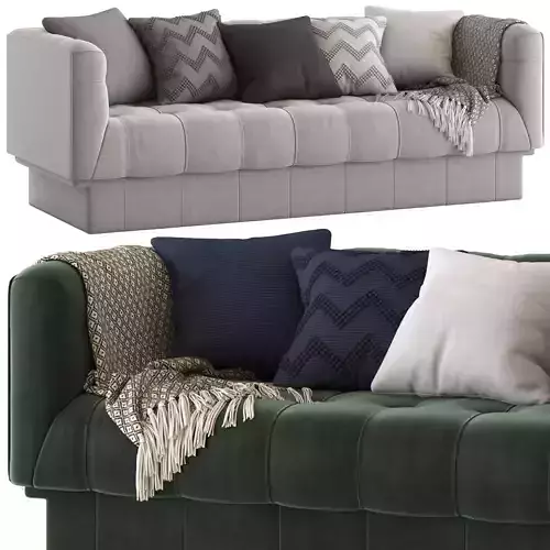 Globewest Humphrey Square 3 Seater Sofa