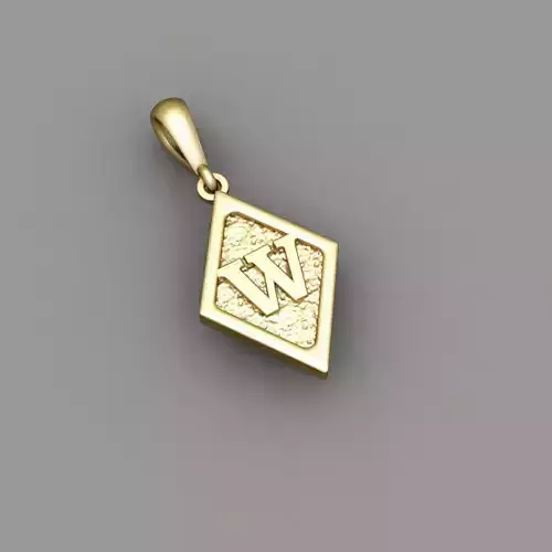  latter pendent W