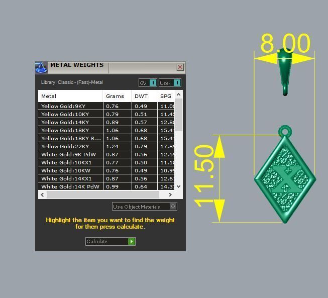  latter pendent X 3D print model_1