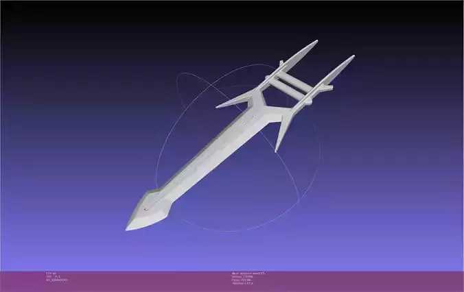 Arcane Ambessa Medarda Sword 3D print model