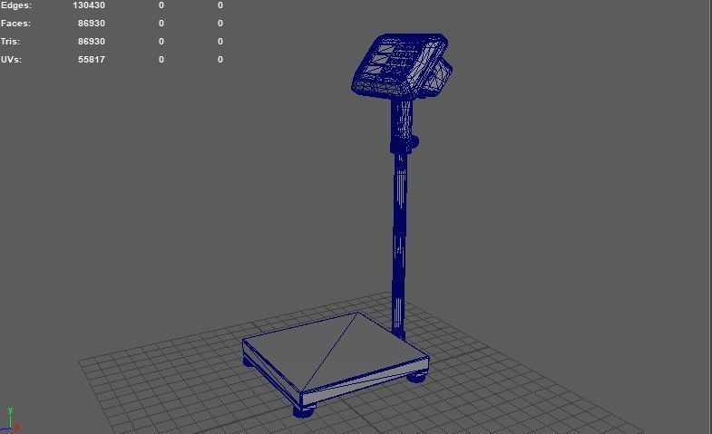 Digital Platform Scale 3D model_12