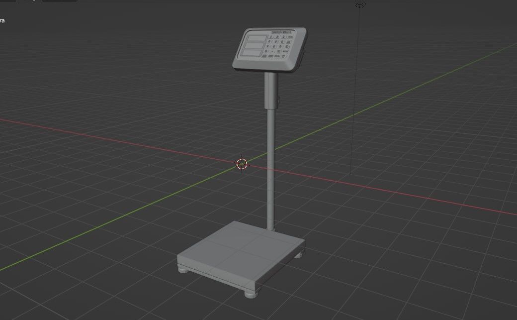 Digital Platform Scale 3D model_14