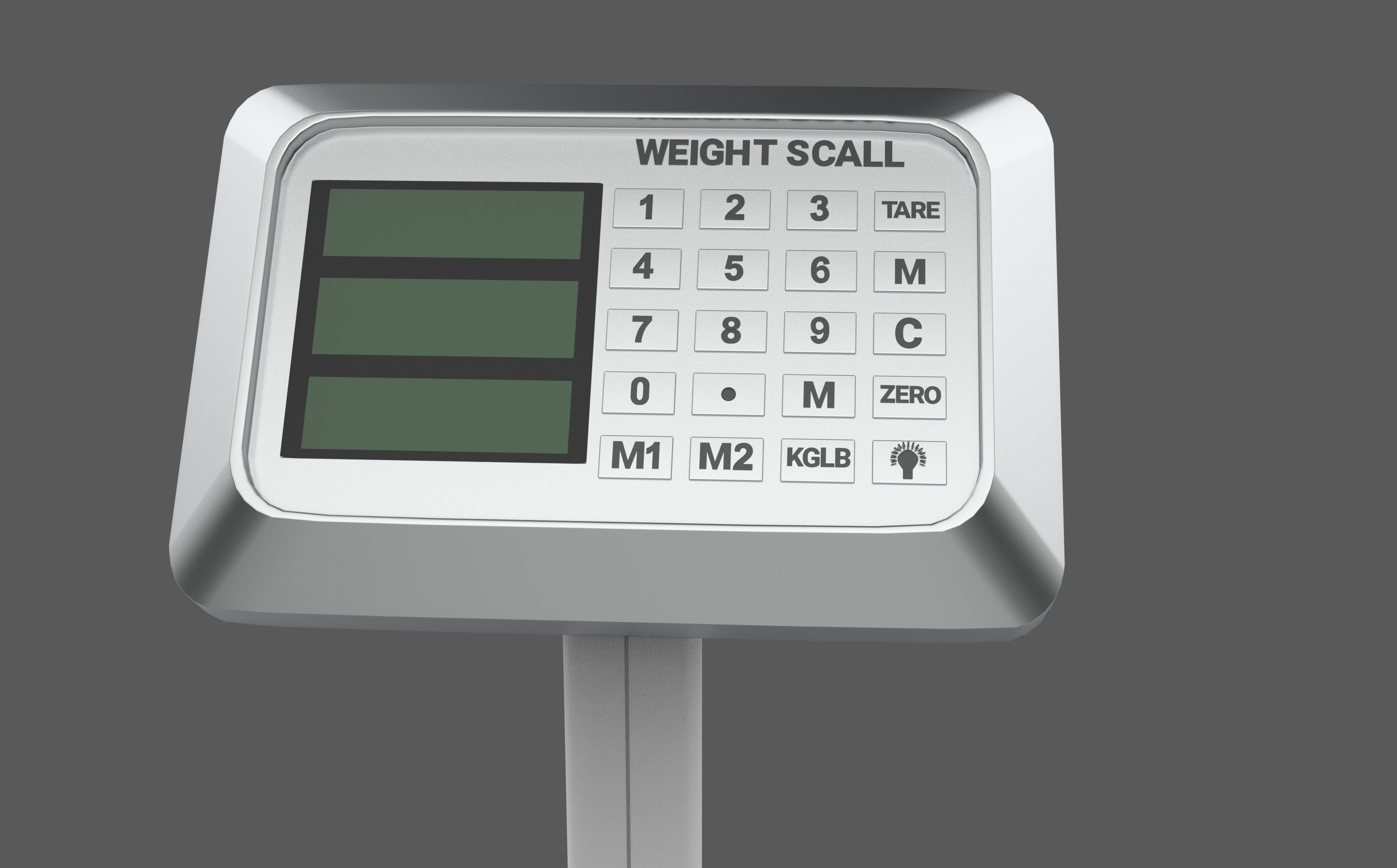 Digital Platform Scale 3D model_7