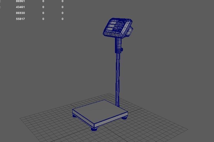 Digital Platform Scale 3D model_13