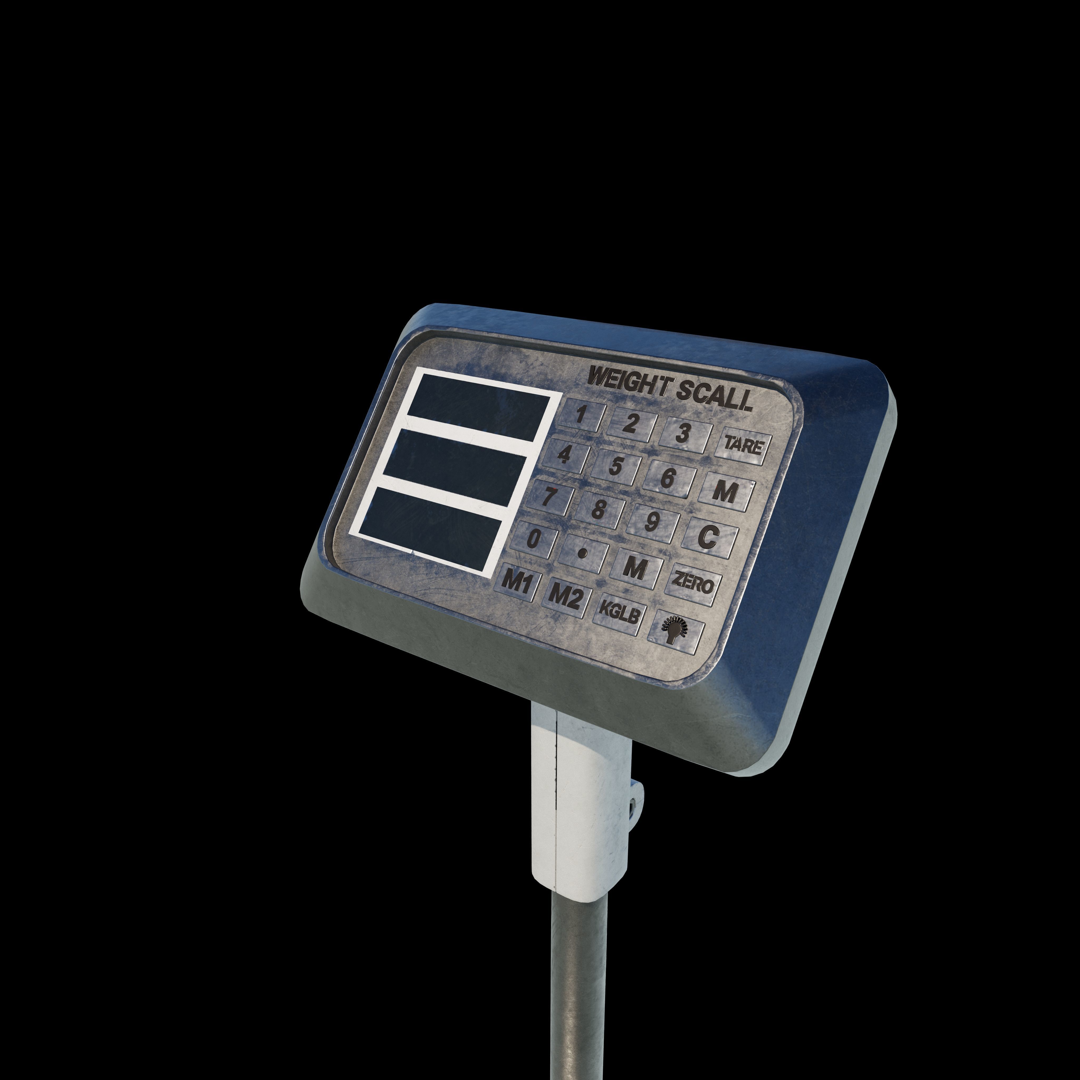 Digital Platform Scale 3D model_10