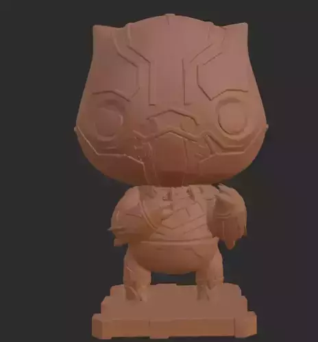 Blank Panther Chibi