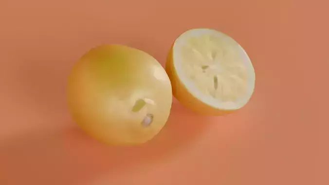 Lemon Photorealistic PBR