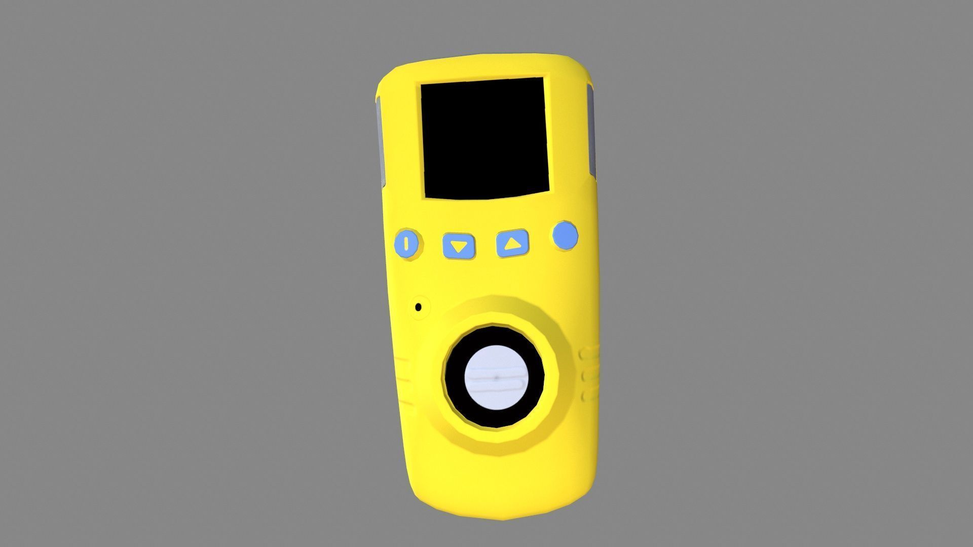 Gas Detector Low-poly 3D model_2