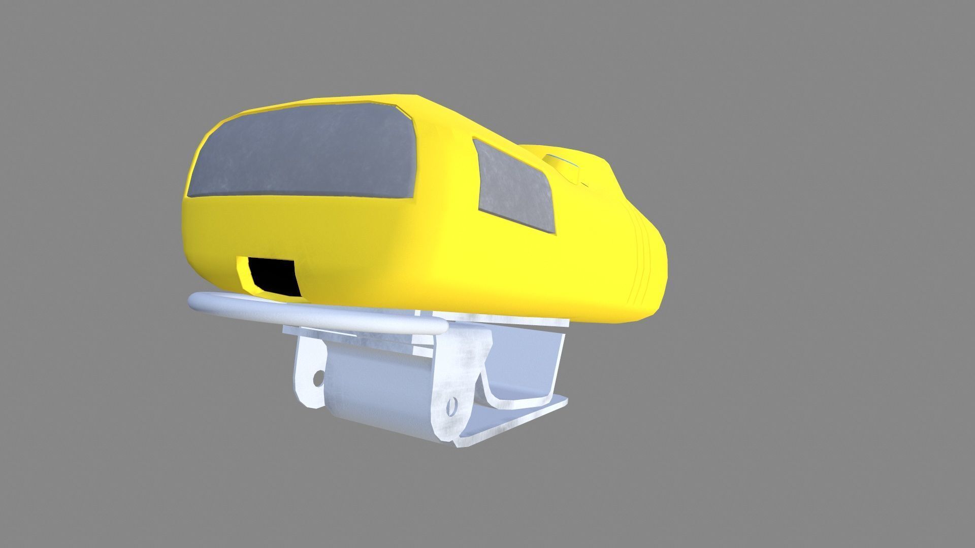 Gas Detector Low-poly 3D model_5