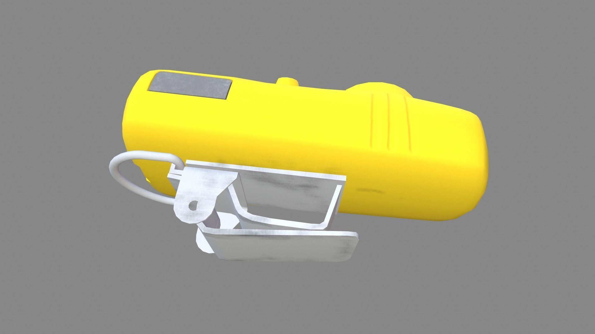 Gas Detector Low-poly 3D model_4