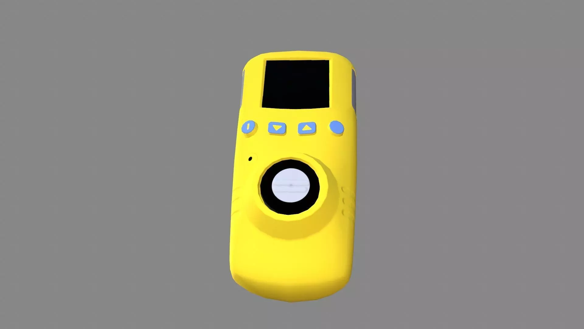 Gas Detector Low-poly 3D model_0