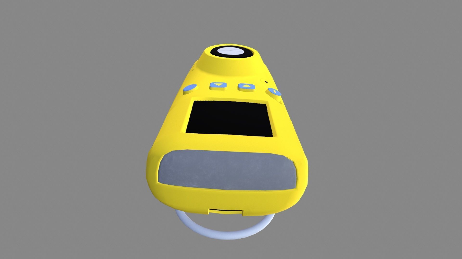Gas Detector Low-poly 3D model_6