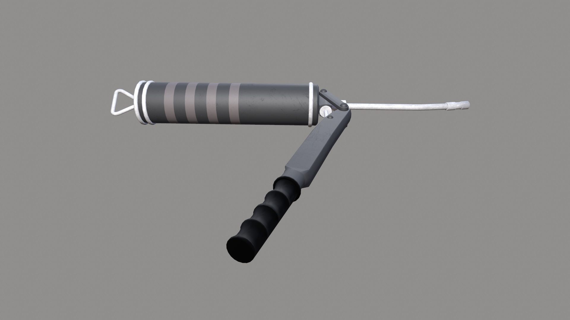 Grease Gun Low-poly 3D model_3