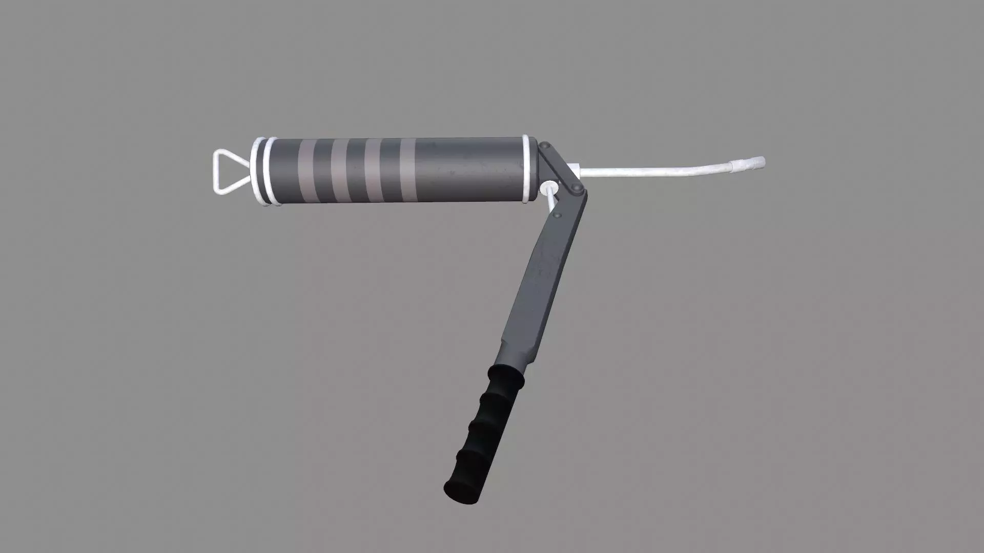 Grease Gun Low-poly 3D model_0