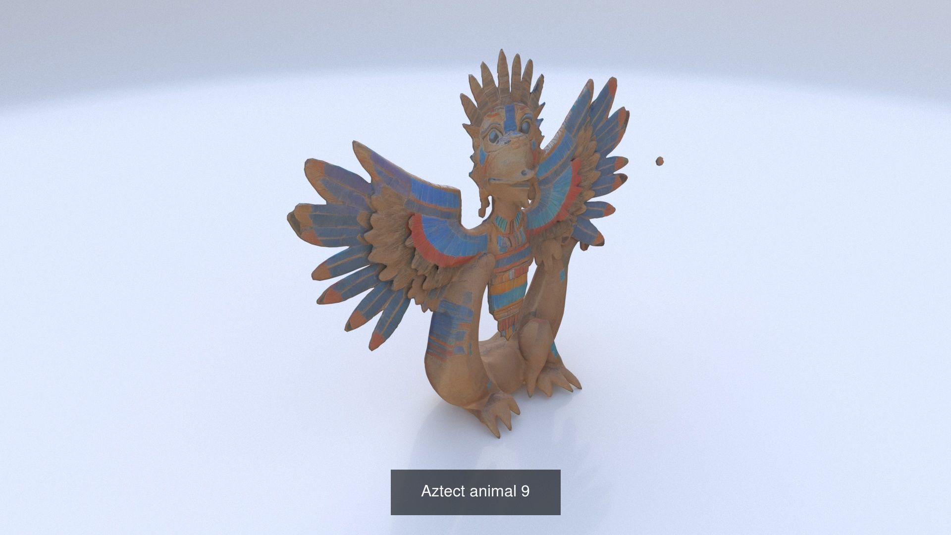 Collection of 35 aztec mayan characters _14