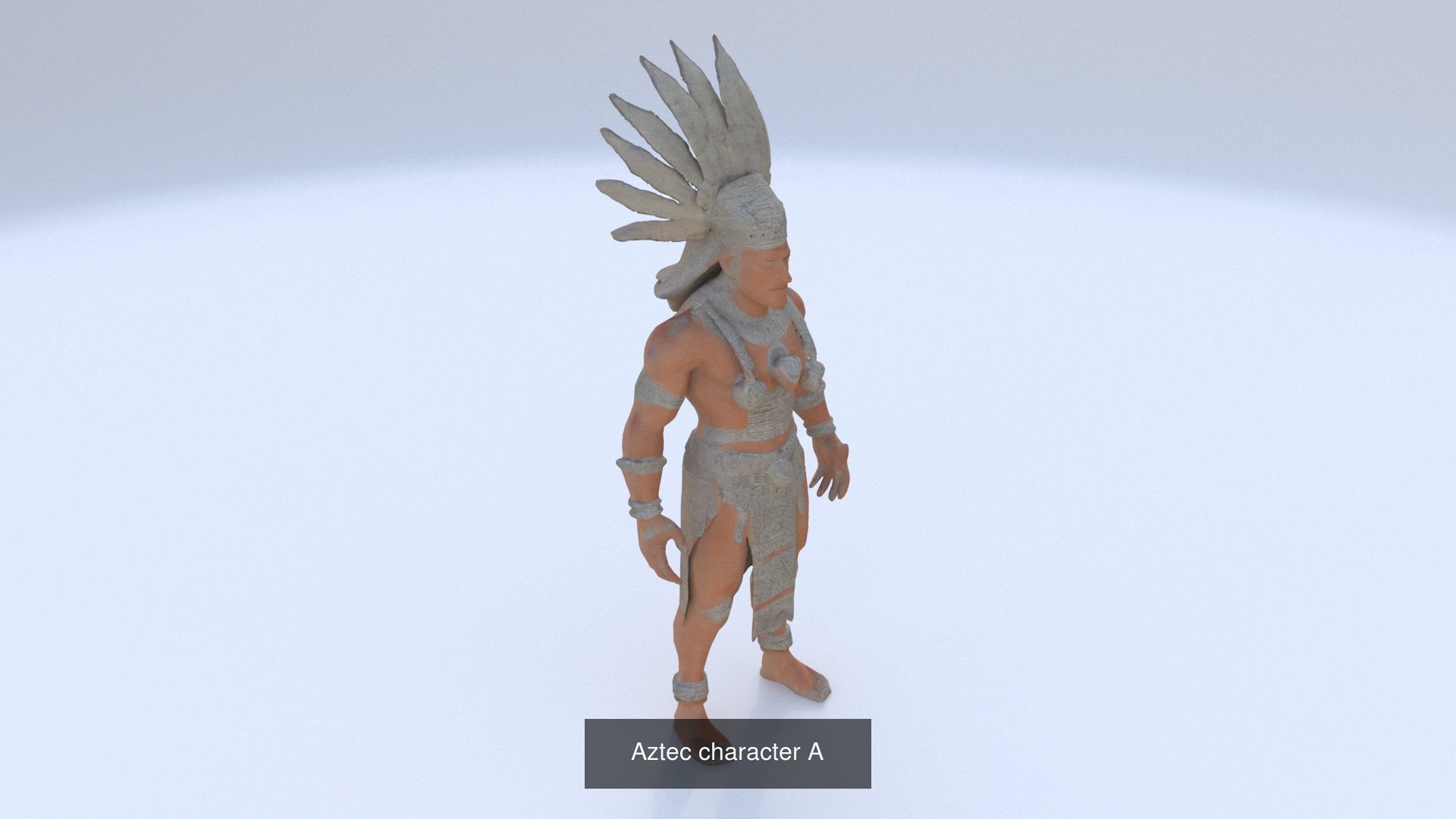 Collection of 35 aztec mayan characters _5