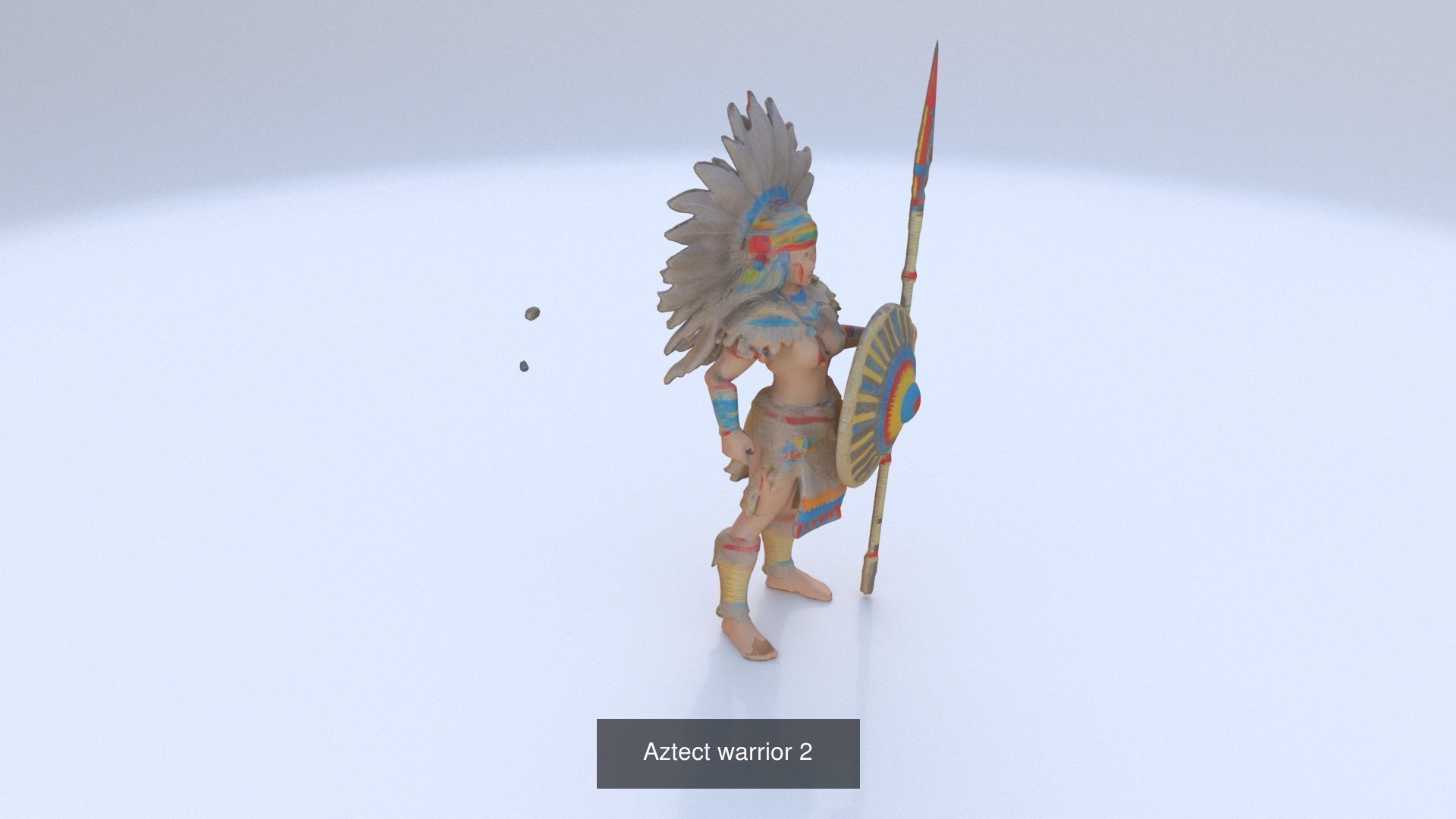 Collection of 35 aztec mayan characters _34