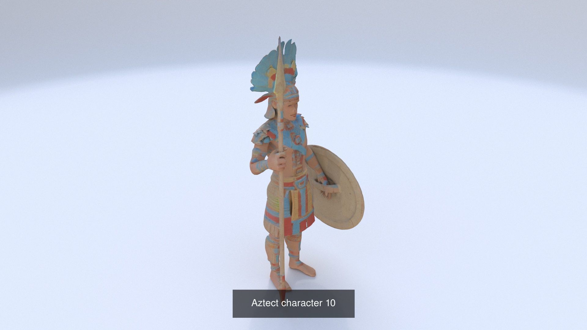 Collection of 35 aztec mayan characters _16