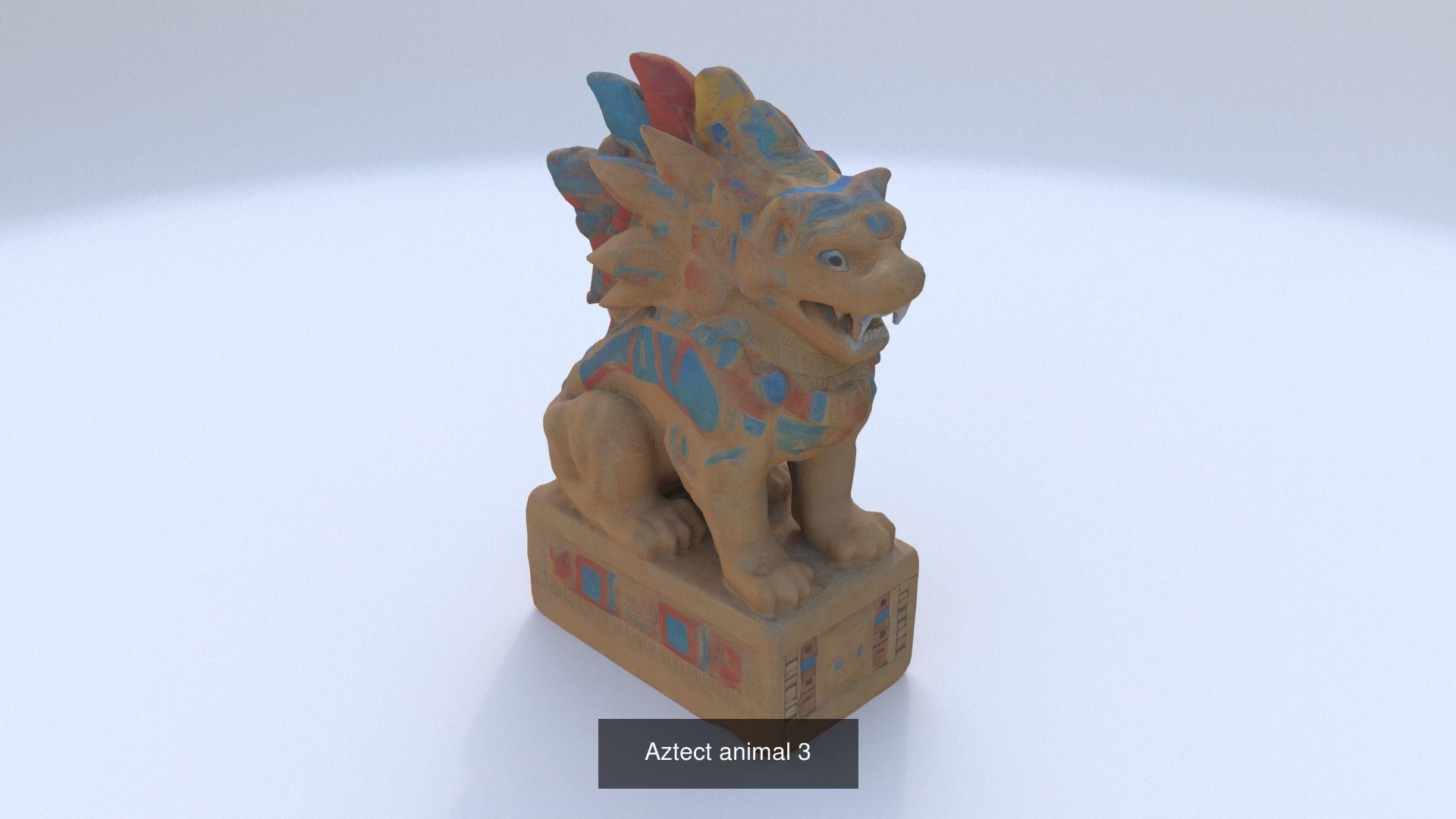 Collection of 35 aztec mayan characters _9