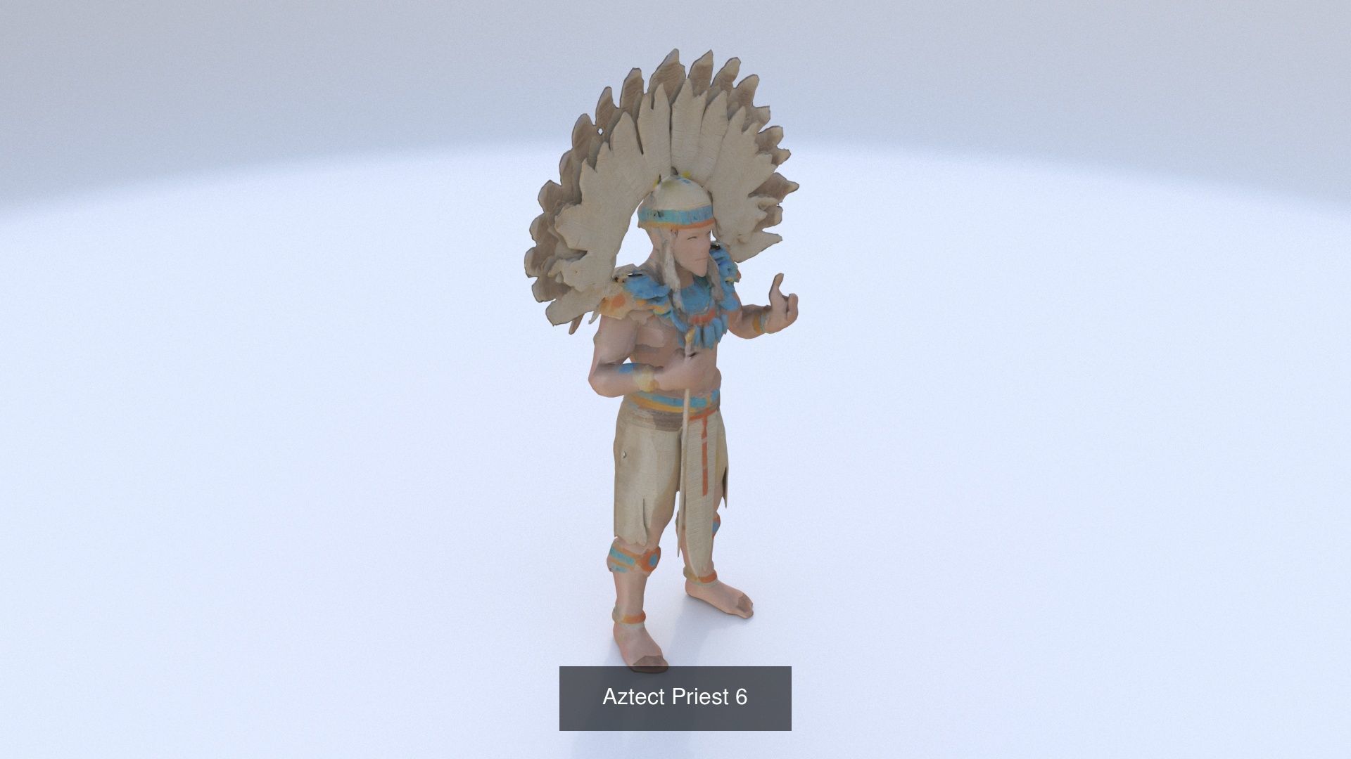 Collection of 35 aztec mayan characters _28