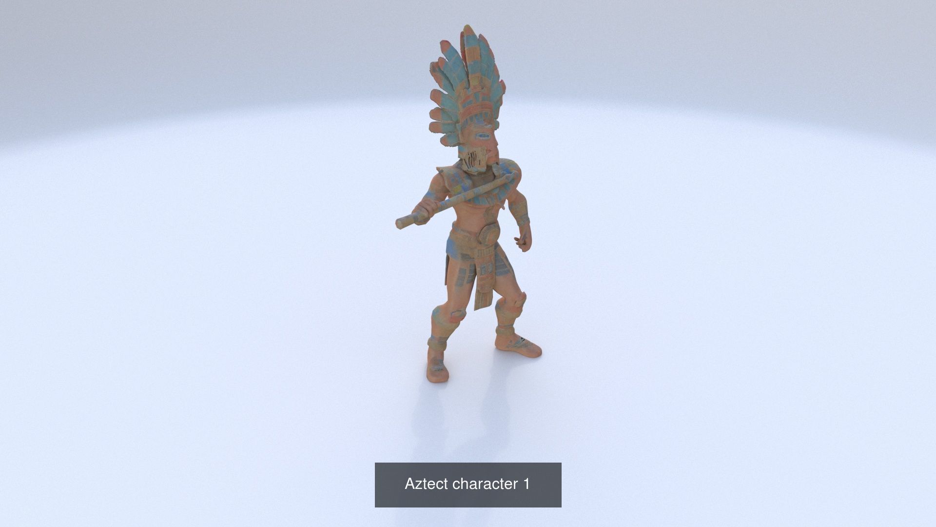 Collection of 35 aztec mayan characters _15