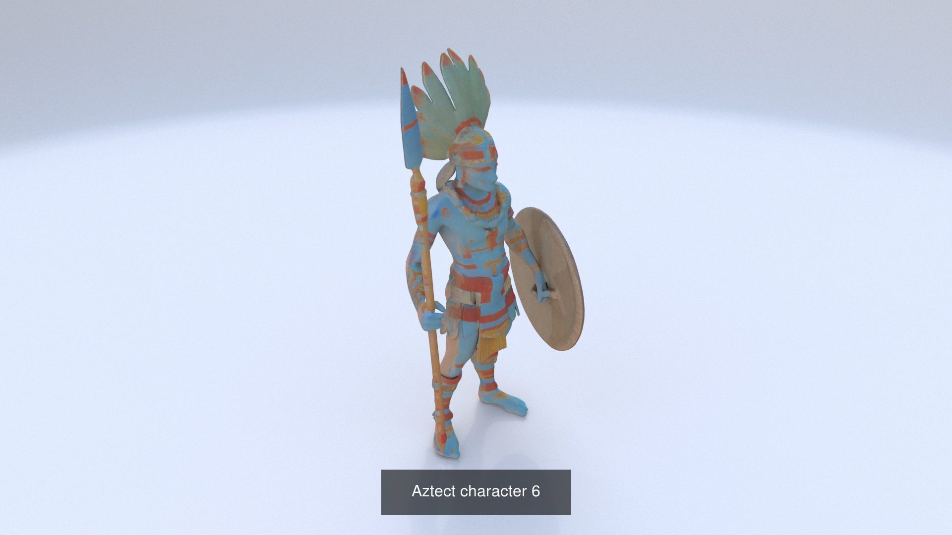 Collection of 35 aztec mayan characters _20