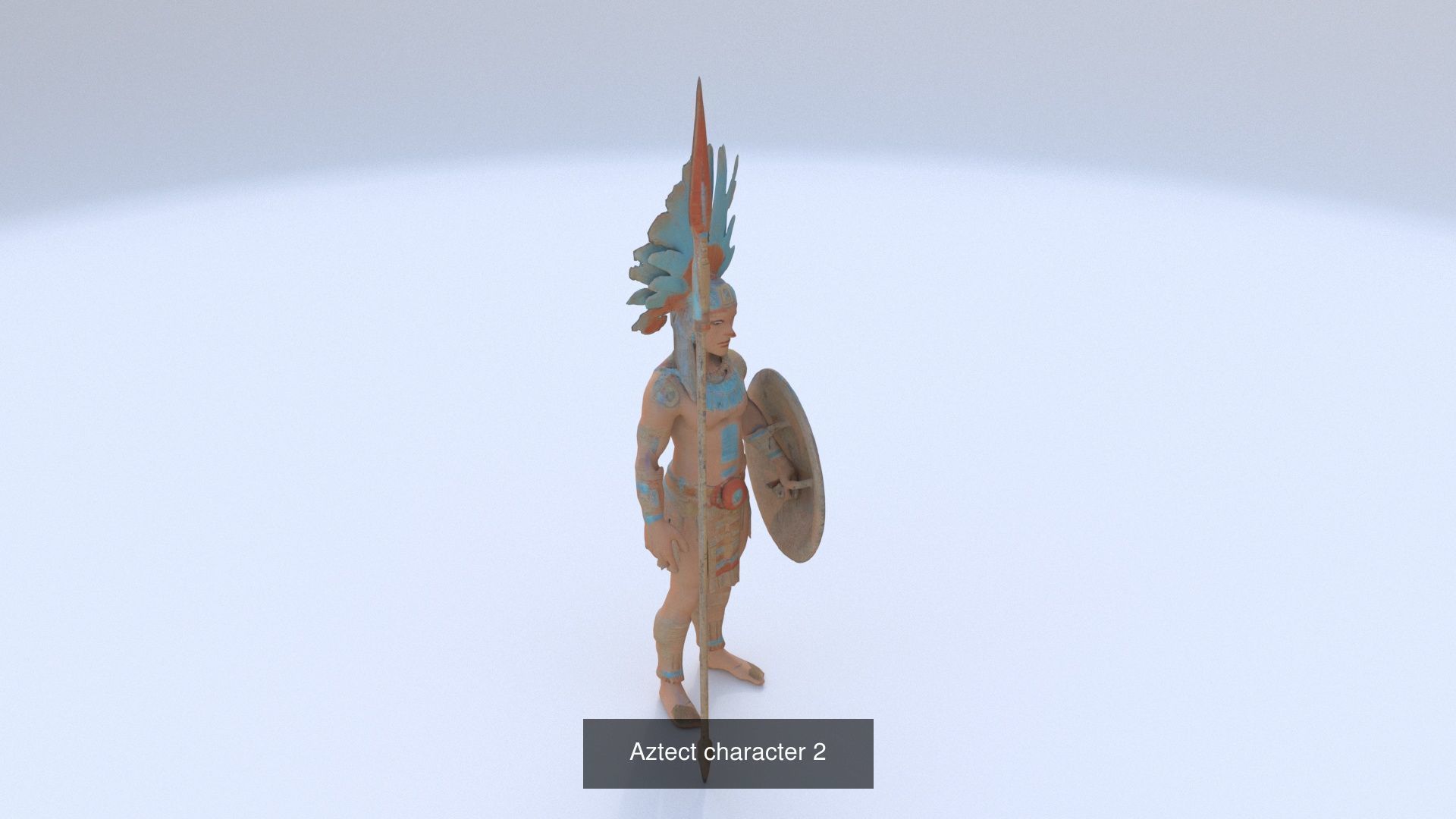 Collection of 35 aztec mayan characters _17