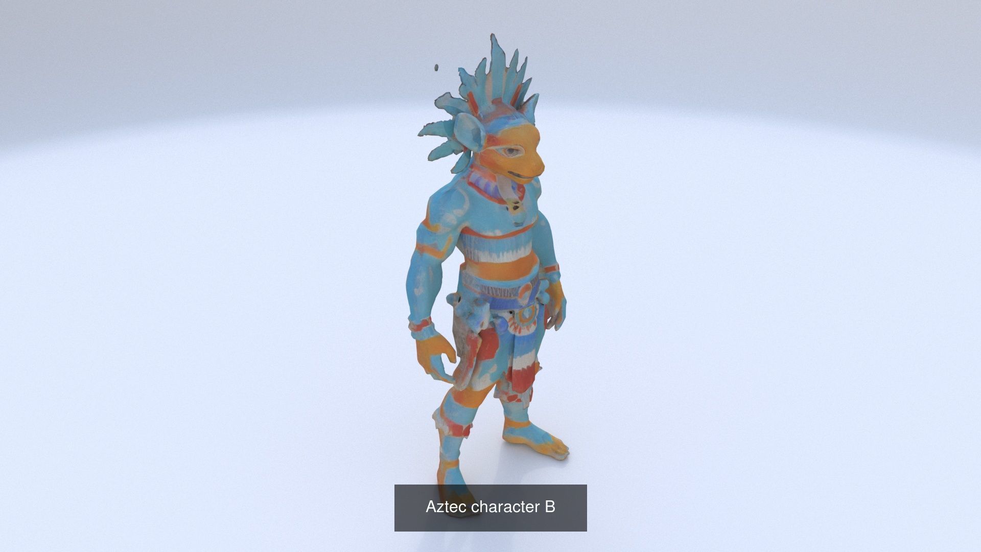 Collection of 35 aztec mayan characters _6