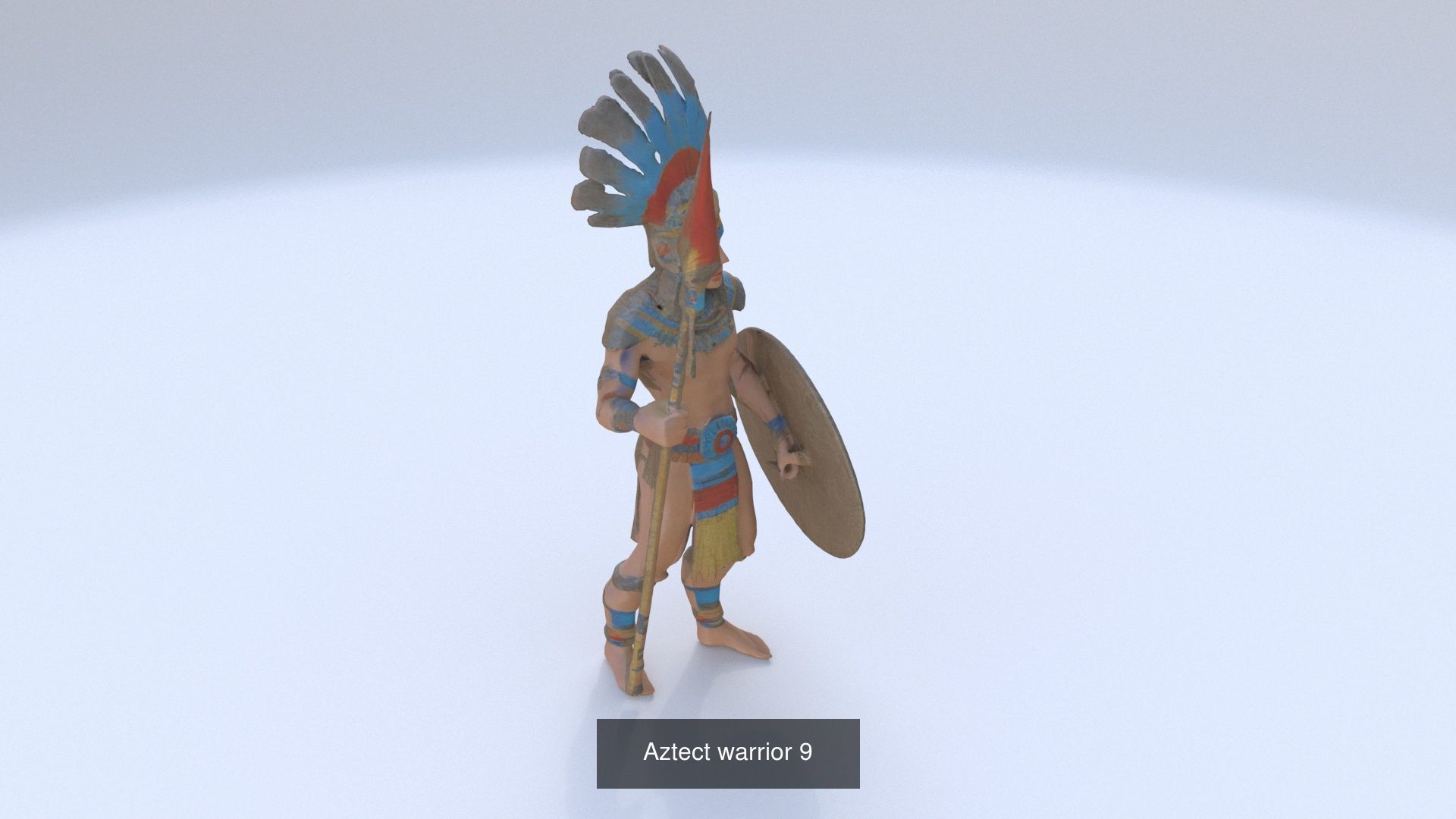 Collection of 35 aztec mayan characters _39