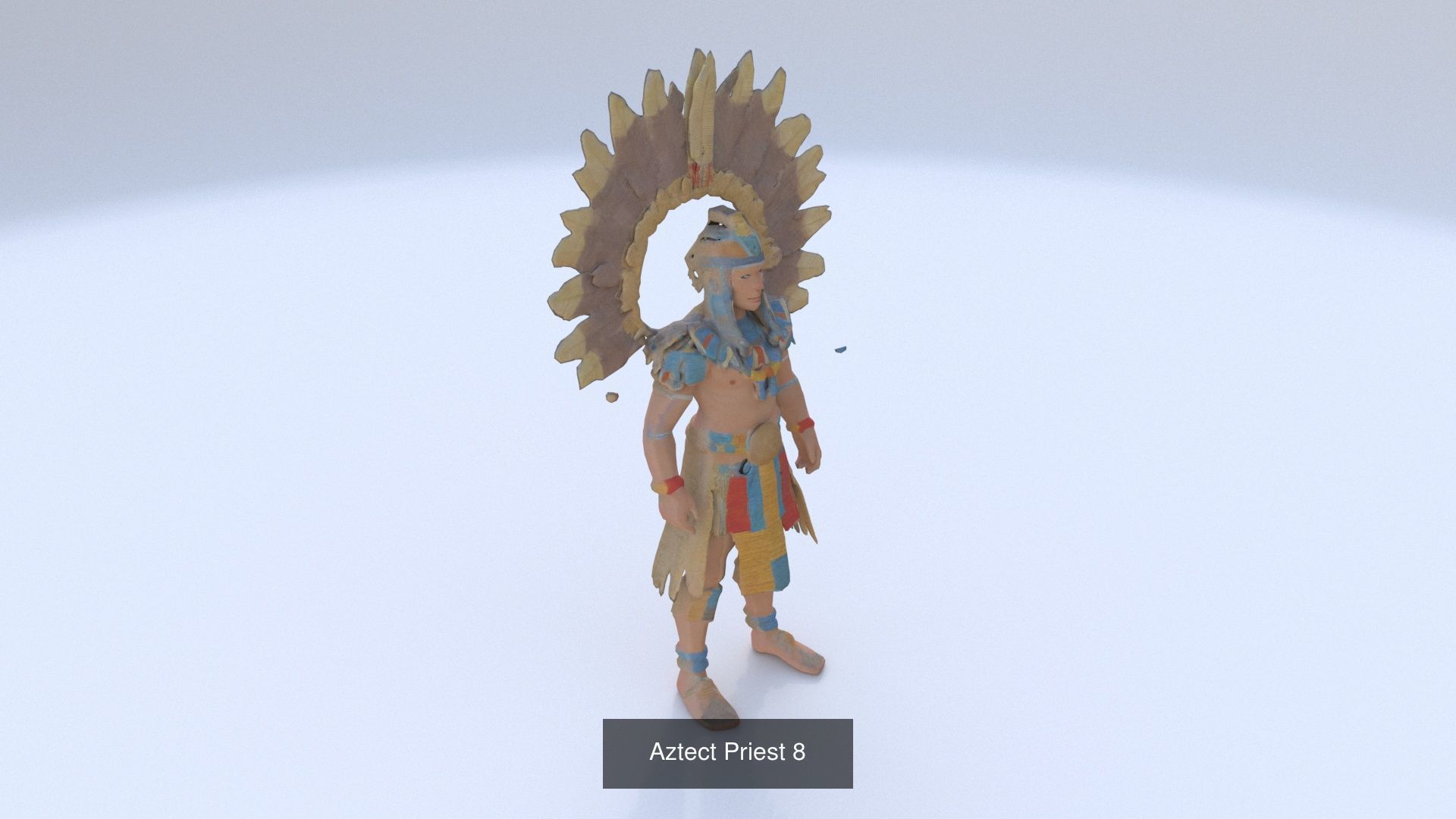 Collection of 35 aztec mayan characters _30