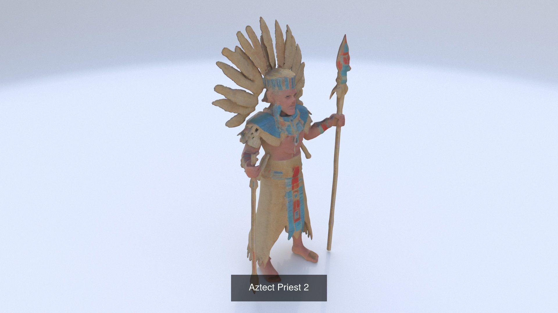 Collection of 35 aztec mayan characters _25