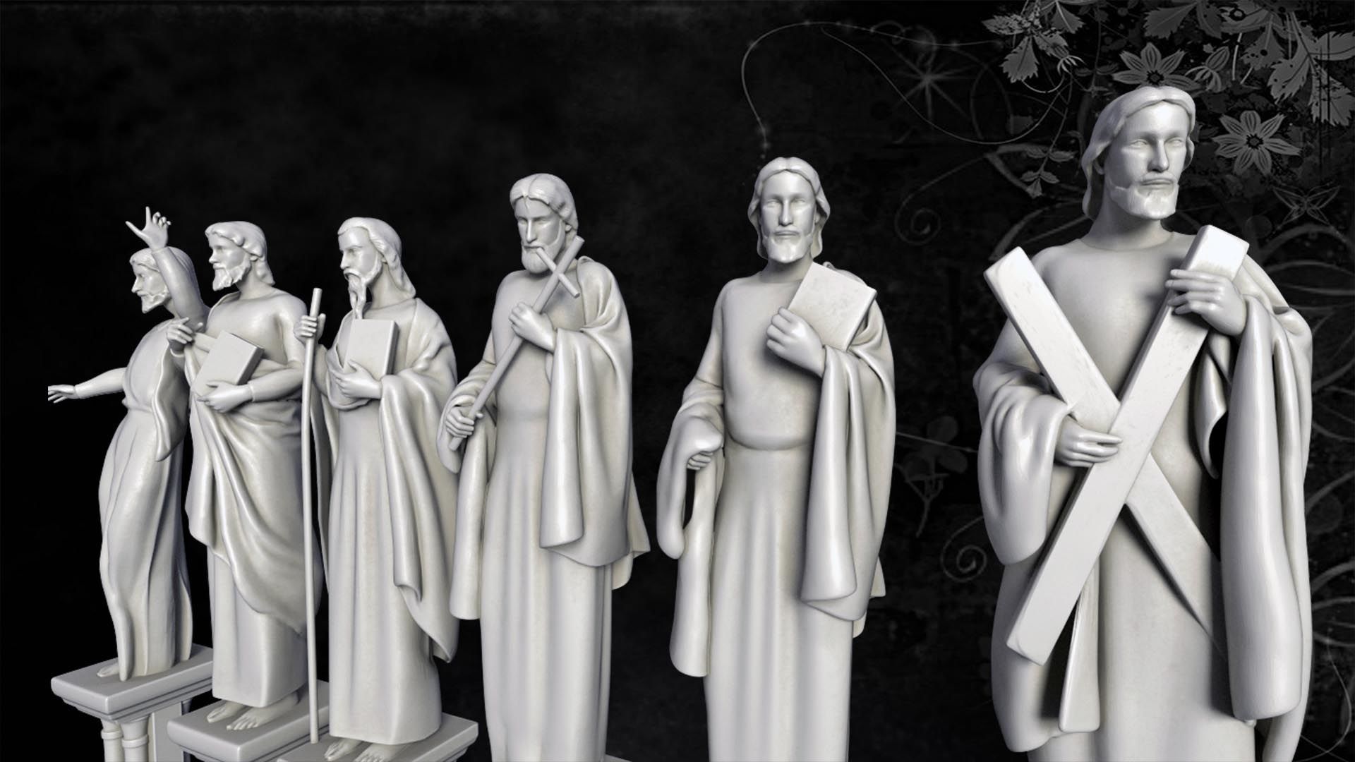 statues church 05 3D print model_4