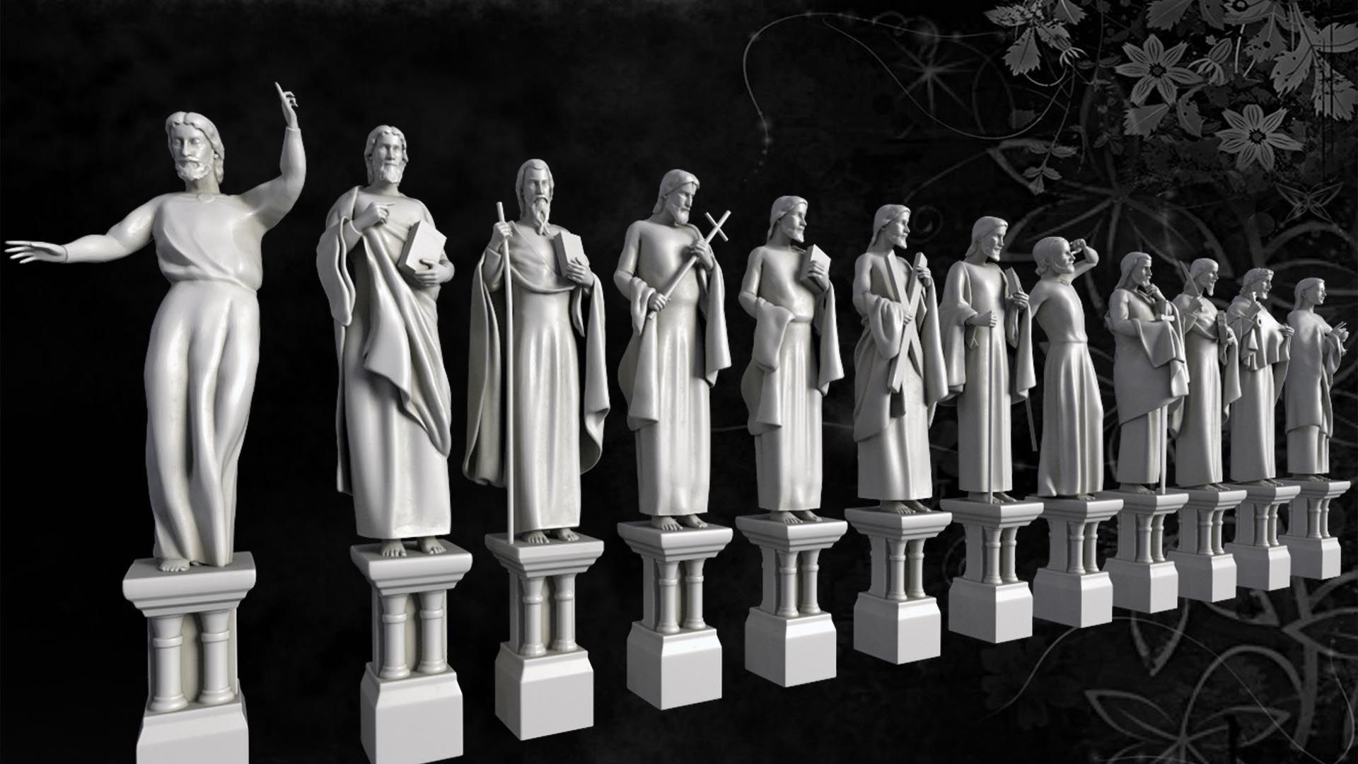 statues church 05 3D print model_1