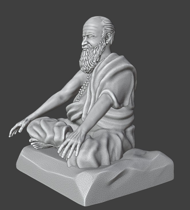 Indian Baba - 3DP Ready 3D print model_3