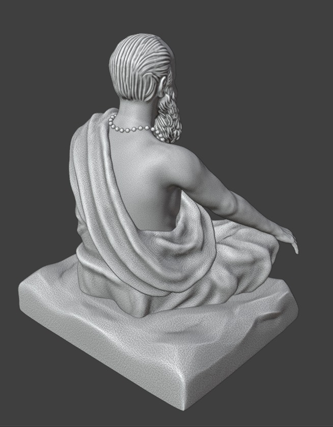 Indian Baba - 3DP Ready 3D print model_5