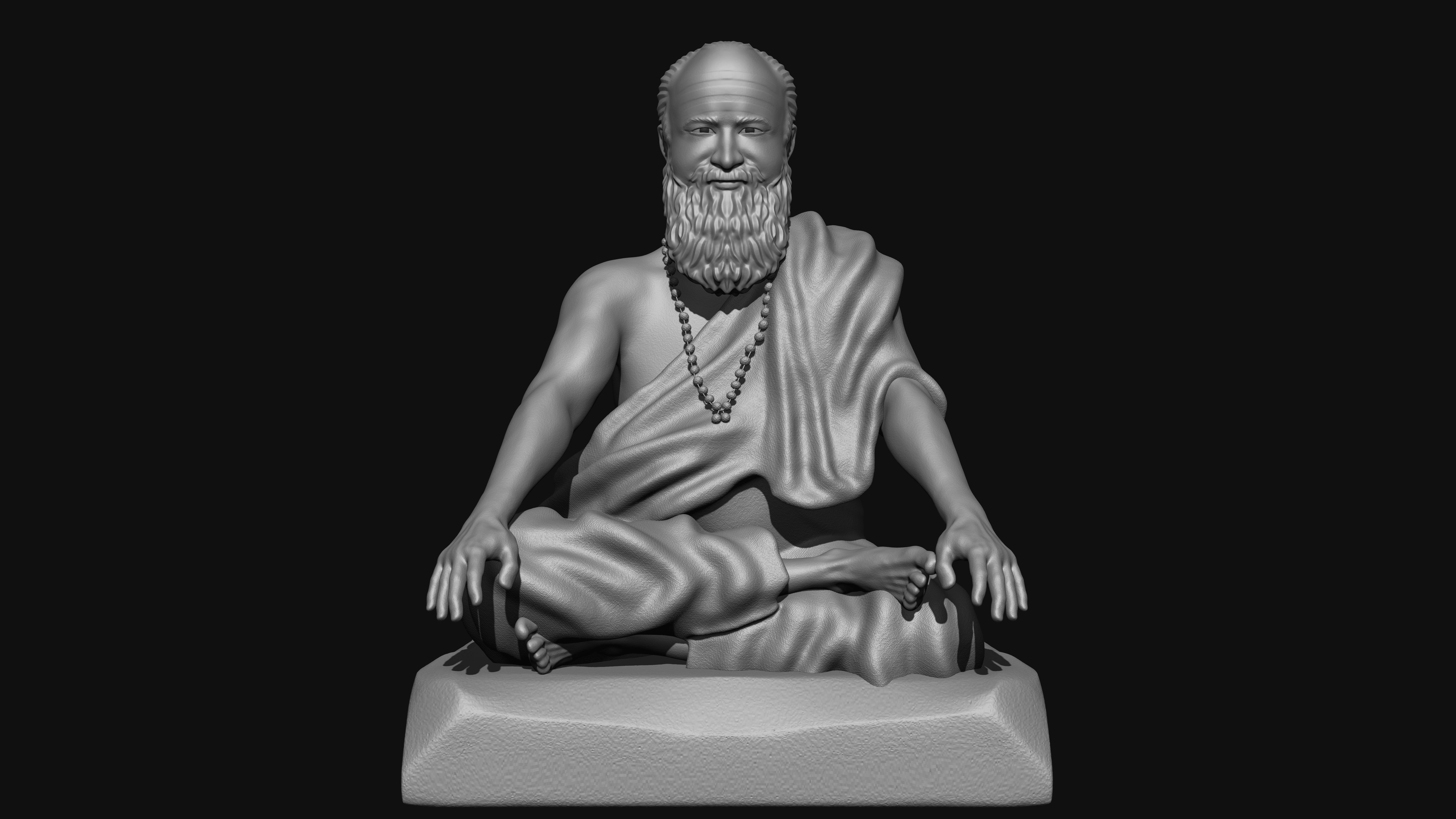 Indian Baba - 3DP Ready 3D print model_1