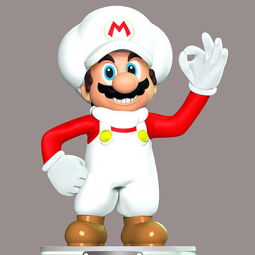Cloud Mario Fan Art 3D print model