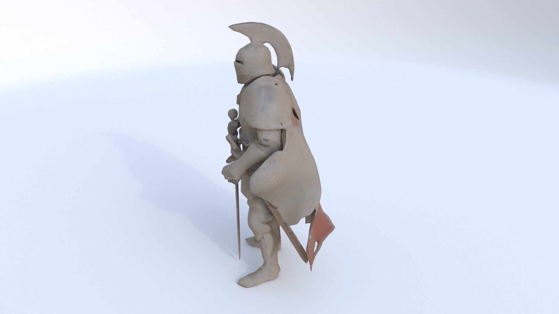 Armored Knight3 3D model_2