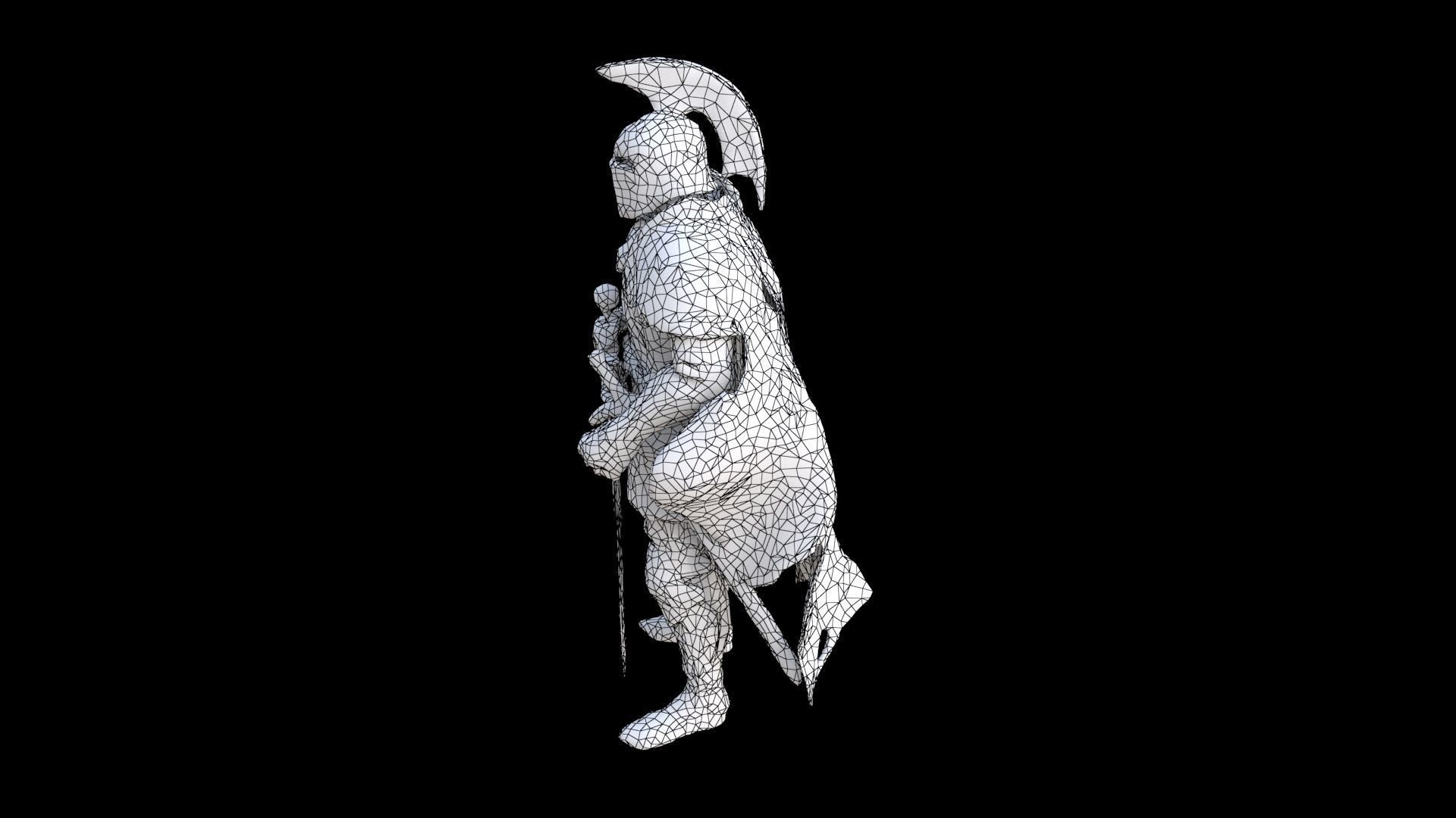 Armored Knight3 3D model_7